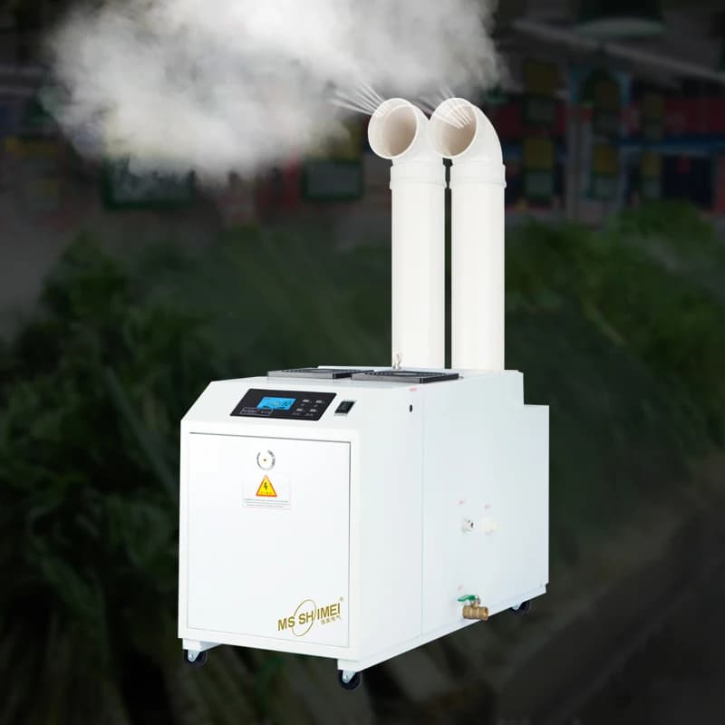 SM-09B Umidificatore ad ultrasuoni industriale 220V Atomizzazione macchina per umidificazione silenziosa Umidificatore commerciale per officina seminterrata