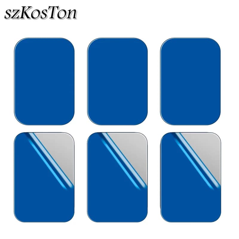 5 pz/2 pz/1 pz piastra metallica per supporto magnetico per telefono per auto supporto sostituire piastra metallica adesivo disco in lamiera di ferro per supporto magnetico per telefono