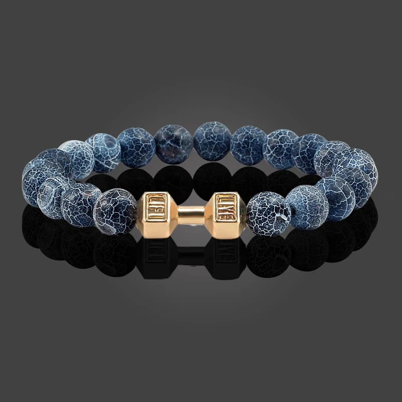 Adjustable Bracelets with Black Ribbon Men's Bracelet with Manubri Men's Fashion Jewelry Yoga Bracelets Original Bracelets