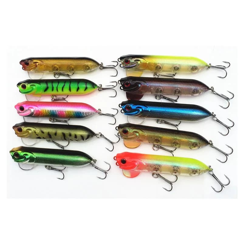 Esca per matita da pesca Topwater 94mm 18g Esca dura artificiale Mini Mago Serpente Walker Esche artificiali