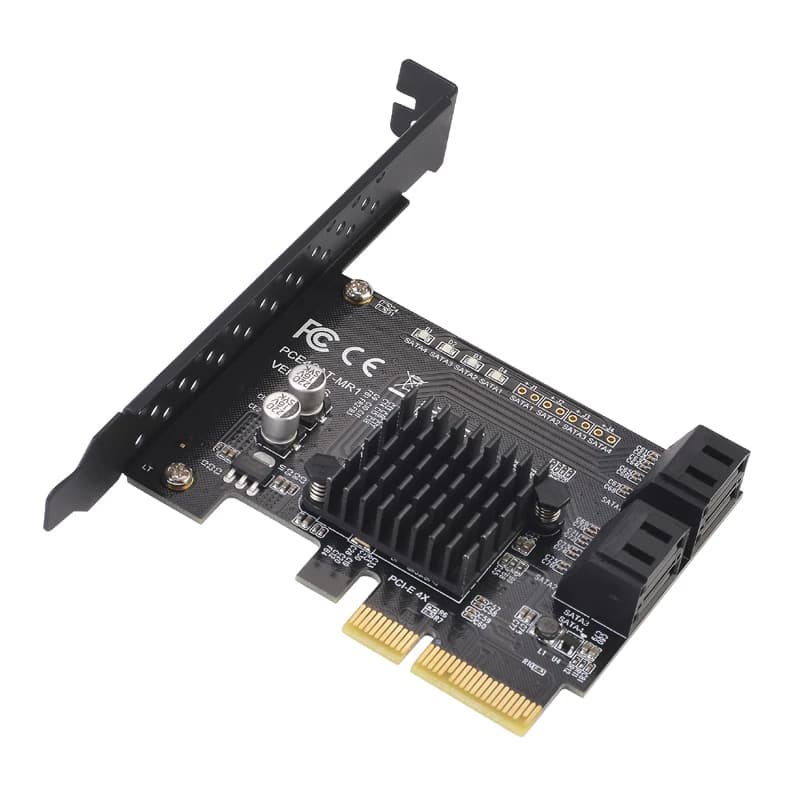 Marvell 88SE9230 Circuito Integrato SATA/PCIE Raid Controller SATA PCIE SATA Raid Scheda PCI-E SATA Raid PCI Express 4X con staffa a basso Profilo