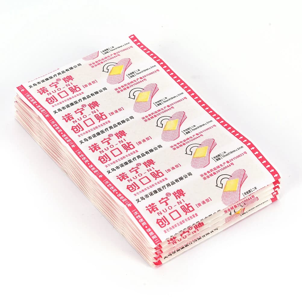 50Pcs traspirante monouso impermeabile bendaggio adesivo pronto soccorso Kit di pronto soccorso adesivi emostatici medici bambini bambini adulti