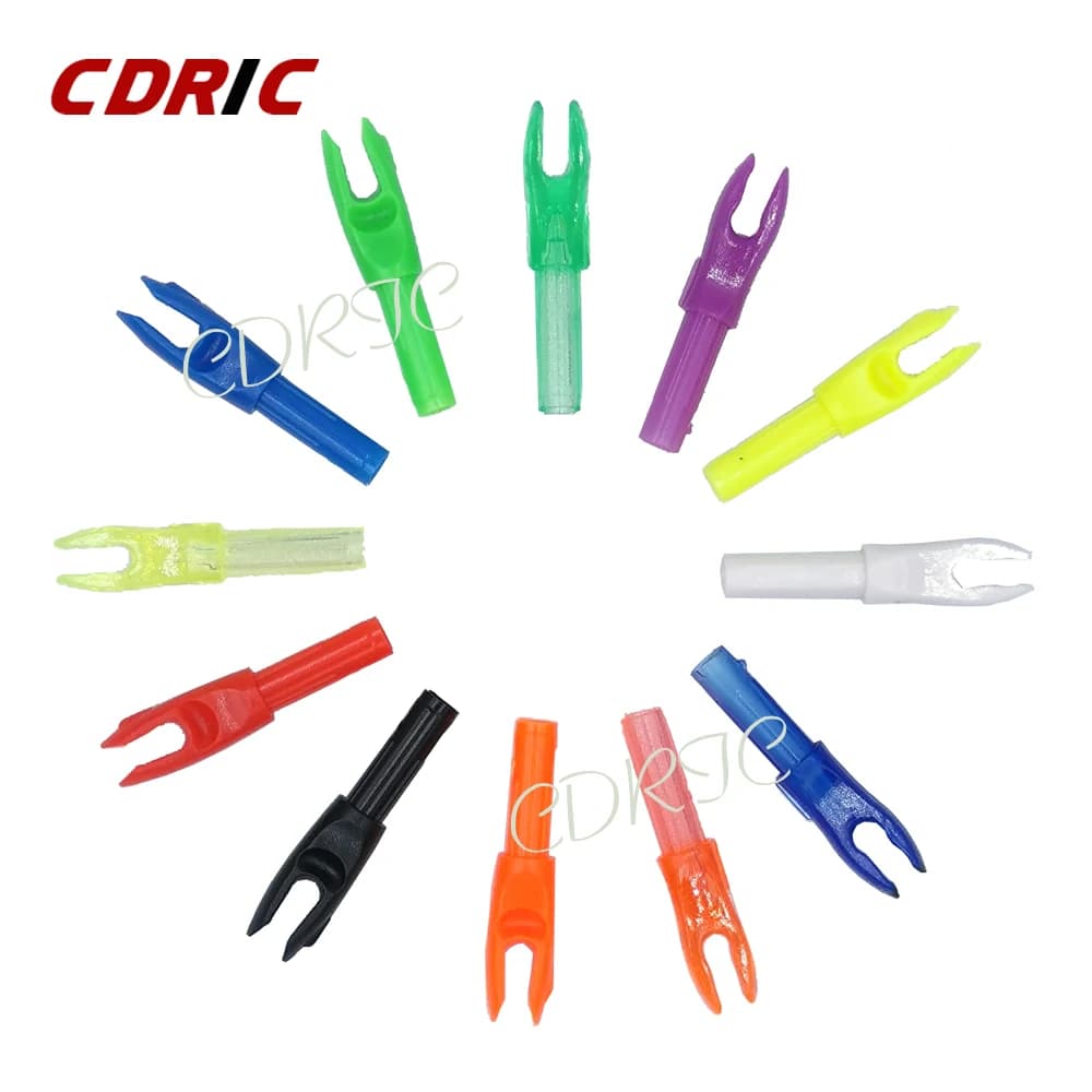 50PCS Carbon Arrow Nocks for Shaft ID 4.2mm Of Long Bow Archery