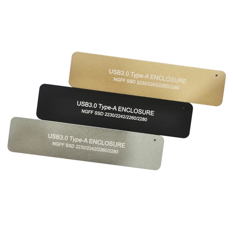 USB3.0 di Alluminio HDD Caso TYPE-A PER NGFF M2 SSD Box Esterno USB Enbedded Hard Drive Adattatore per 2230 2242 2260 2280 M2 SSD