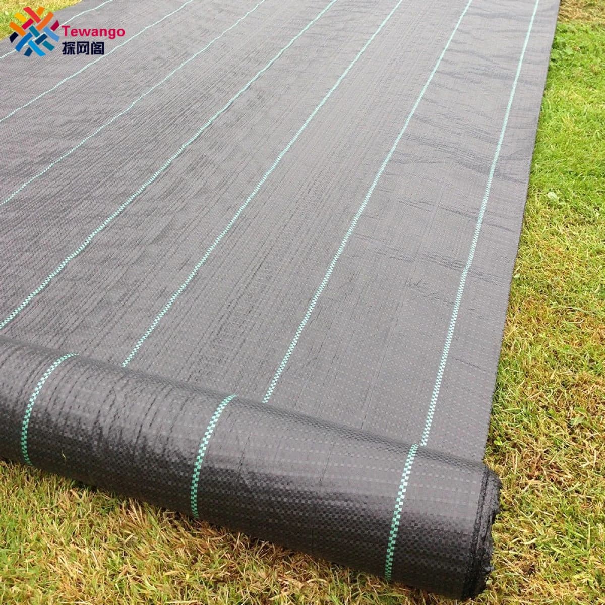 Tewango 100 g/m2 Ground cover for landscape-resistant lined fabric for weed control 2x5 M/1