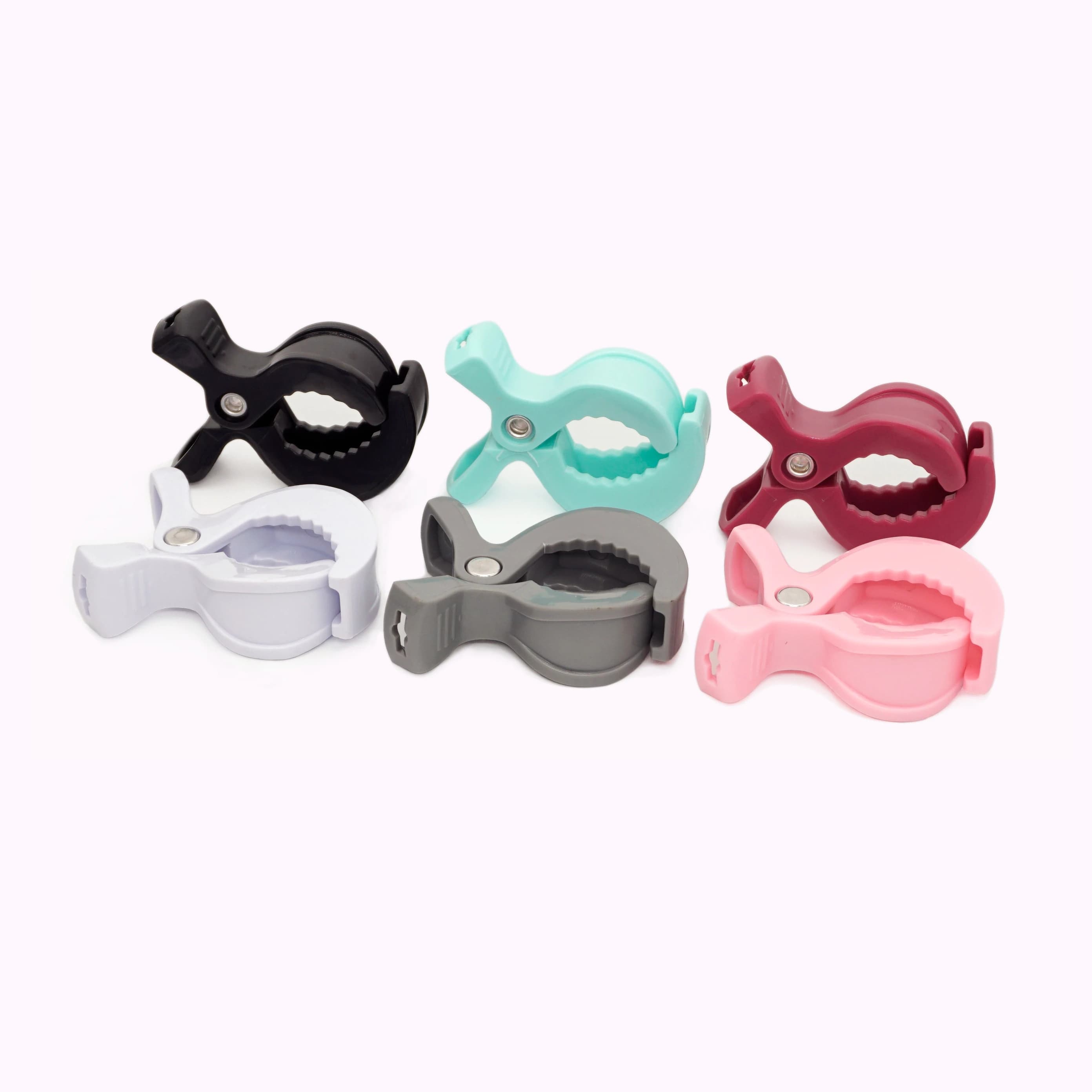 6 pezzi organizzatore per auto per bambini giocattoli accessori lampada carrozzina passeggino pioli per agganciare giocattoli coprisedile coperta clip porta massaggiagengive