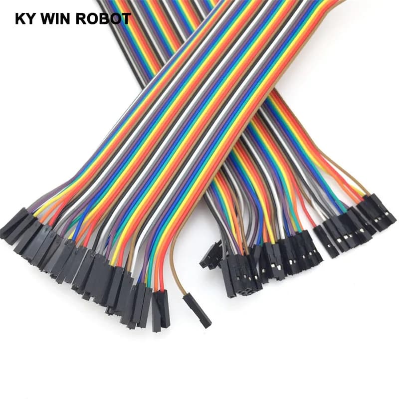 Dupont line 40 pz 20 cm 2.54mm 1p-1p Pin Femmina a Femmina Colore Breadboard Cavo Jump Wire Jumper Per Arduino