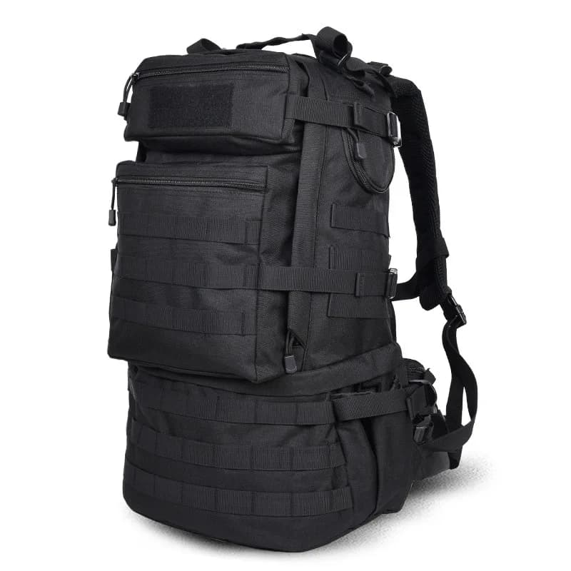 Zaino da trekking da campeggio impermeabile in nylon da 50 litri Zaino da uomo Molle