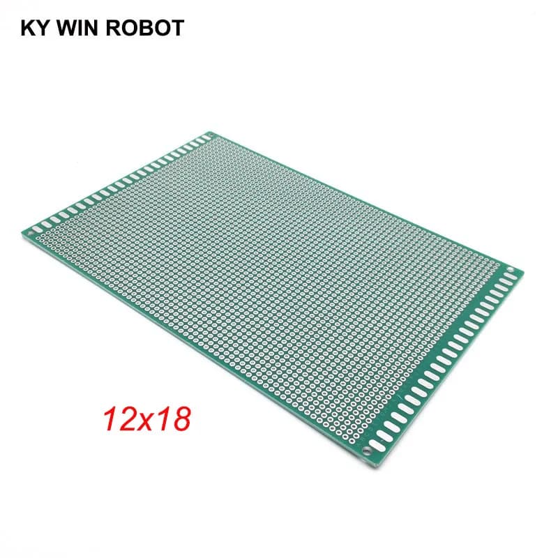 1 pc 12x18 cm 120x180 mm Double Side Prototype PCB Universal Circuit Printed Protoboard For Arduino