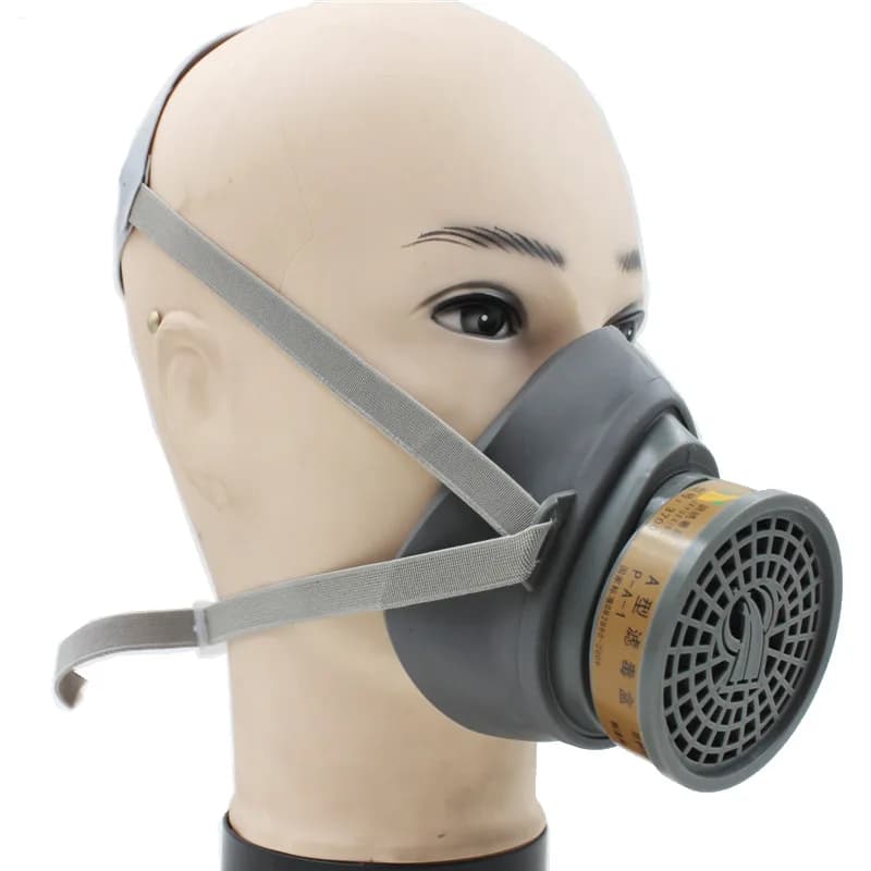 Nuova maschera antipolvere per Gas respiratore per Gas chimico maschera per il viso cartuccia filtrante in carbonio per verniciatura a spruzzo sicurezza sul lavoro industriale