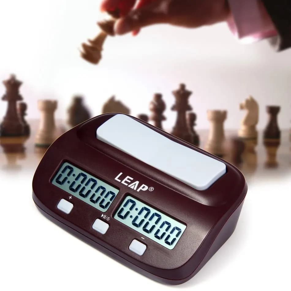 LEAP Digital Professional Chess Clock Count Up Down Timer sport Electronic Chess Clock I-GO Competition Board Game Chess Watch