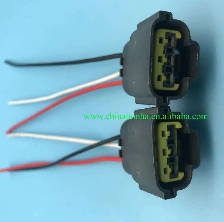 10/20/50/100 pz Bobina di Accensione Connettore Spina di Cablaggio clip Caso Per Nissan Skyline sr20 rb20 rb25 rb26 con 15 cm 18 AWG filo