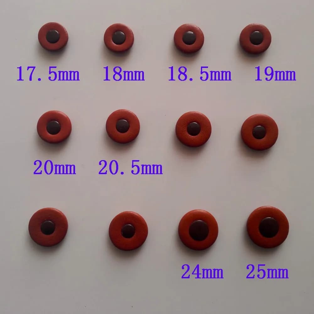 (30 Pieces/Lot) 17.5mm 18mm To 25mm Individual Saxophone Pads In Saxophone Parts