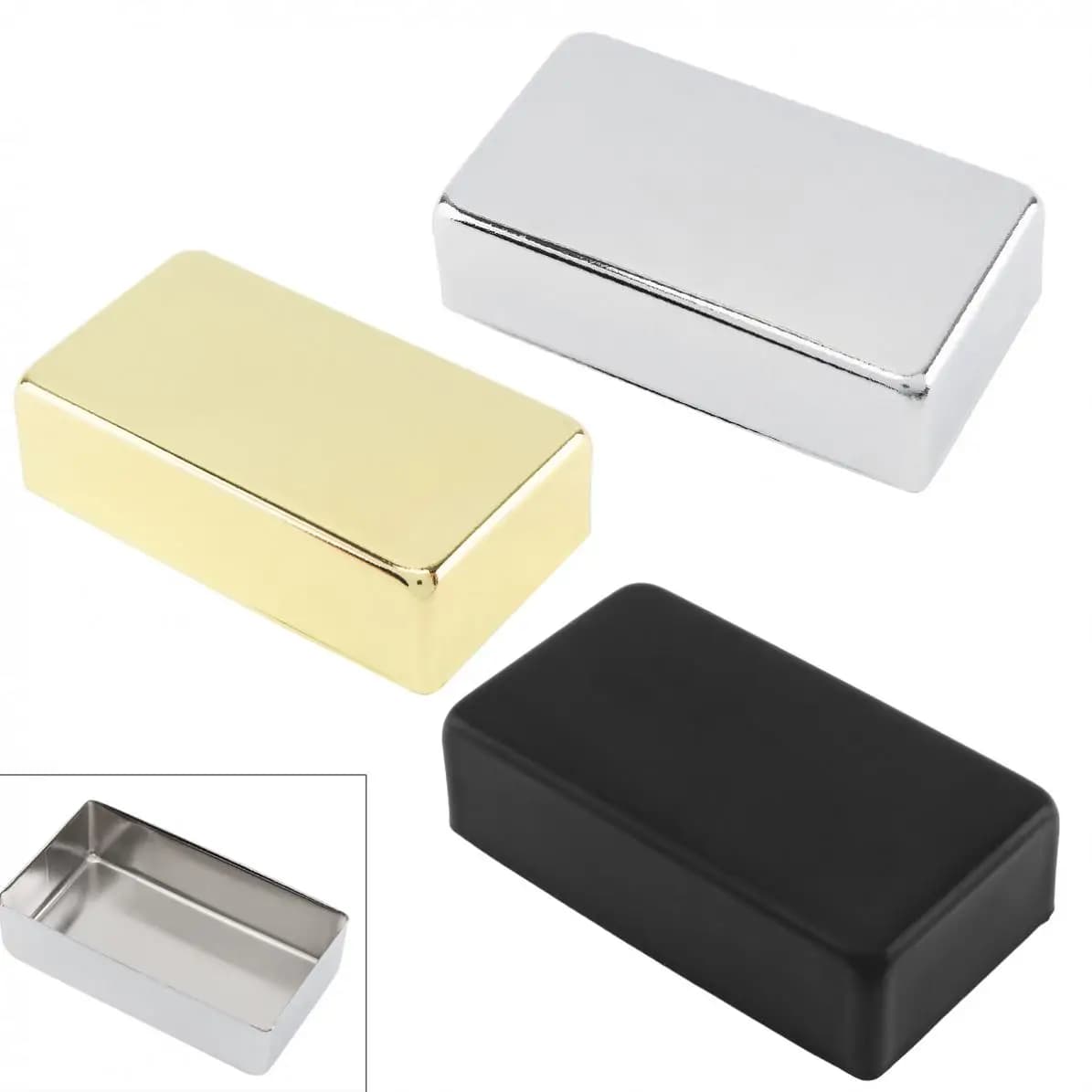 Pickup Humbucker per chitarra elettrica in metallo coperchio in rame tipo chiuso per chitarra LP 50/52mm