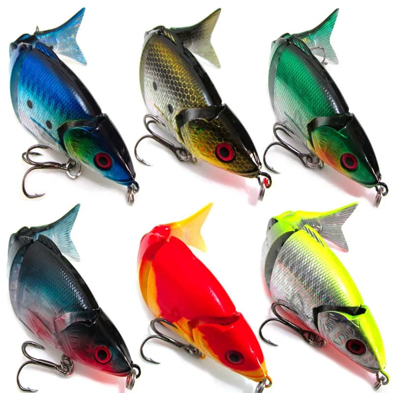 Esca per segmenti di richiamo di pesca per esca dura da pesca in fiume oceanico 5 parti 20g 125mm Minnow