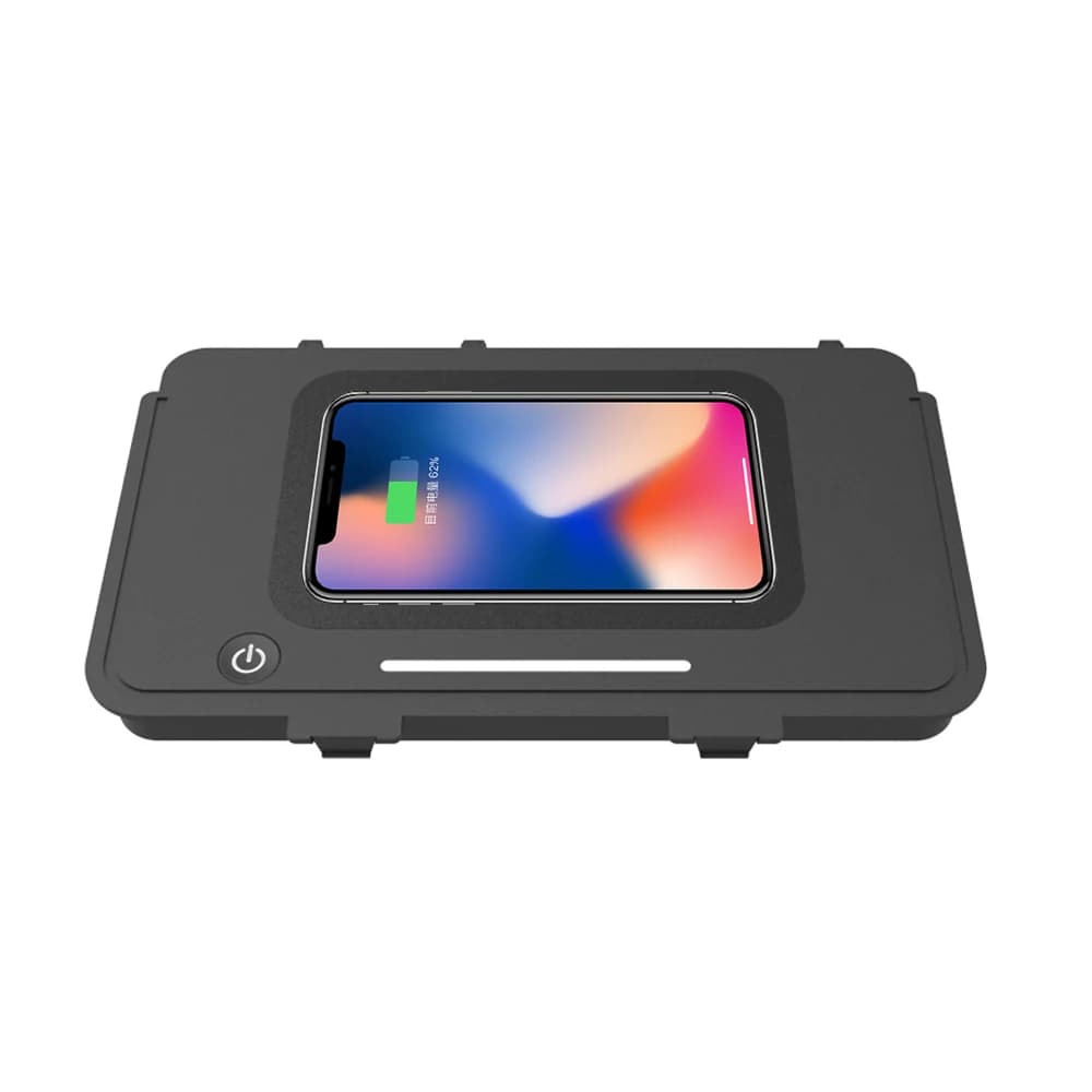 Caricabatteria da auto Wireless QI per Volkswagen Teramont/ T-ROC/Passat(19) 2017-2018 supporto per telefono da auto con ricarica Wireless veloce per IPhone