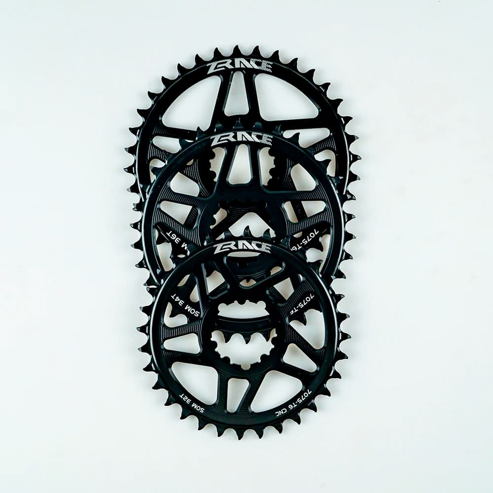 ZRACE 10s 11s 12s Chainrings, dente d'aquila 7075AL CNC, offset 3mm, Chainwheels MTB, per pedivella GXP Direct Mount, compatibile Eagle