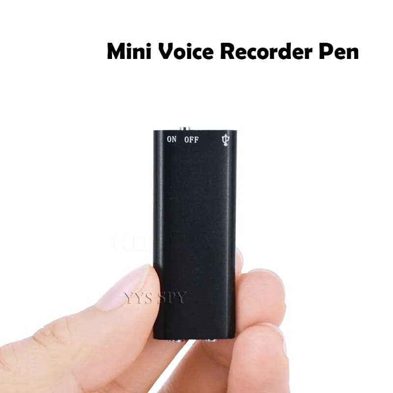 Mini registratore vocale portatile 3 in 1 USB Flash Disk Drive Digital Micro Audio Sound Dictaphone piccolo dispositivo di registrazione segreto