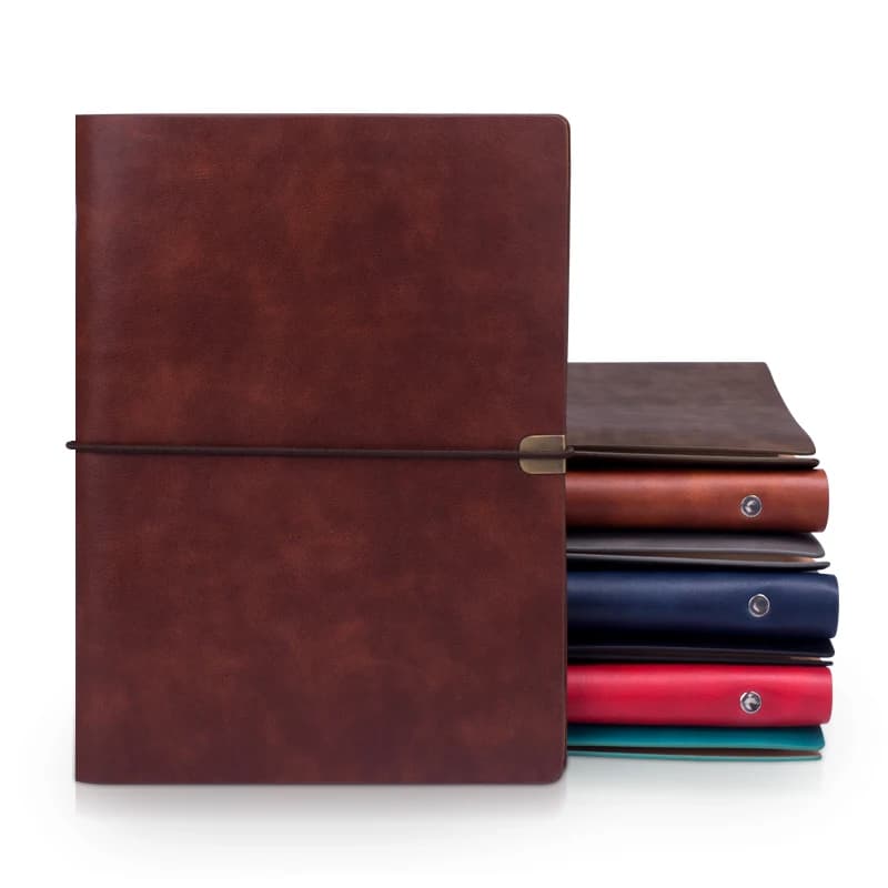 Nuova copertina per Notebook A5 B5 diario di viaggio in morbida pelle diario 2024 Office Spiral Note Nook Planner 6 raccoglitore ad anelli regalo di cancelleria