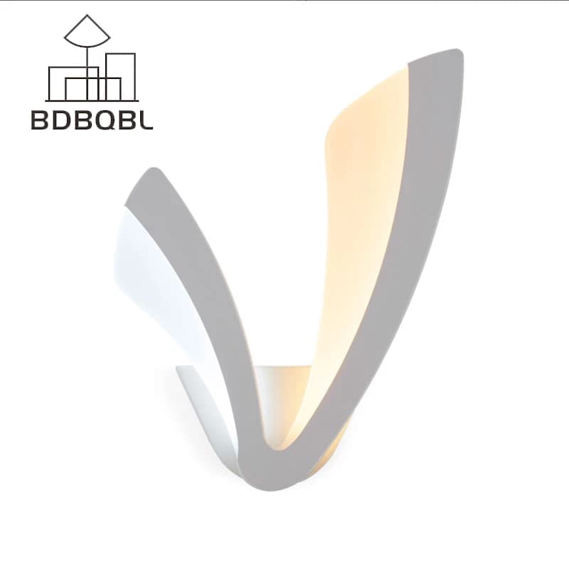 BDBQBL Ha Condotto Moderna Lampada Da Parete In Acrilico Riparo Wandlamp per la Camera Da Letto Bagno Murale di Apparecchi di Illuminazione Da Parete A Specchio di Forma di V Light Fixtures