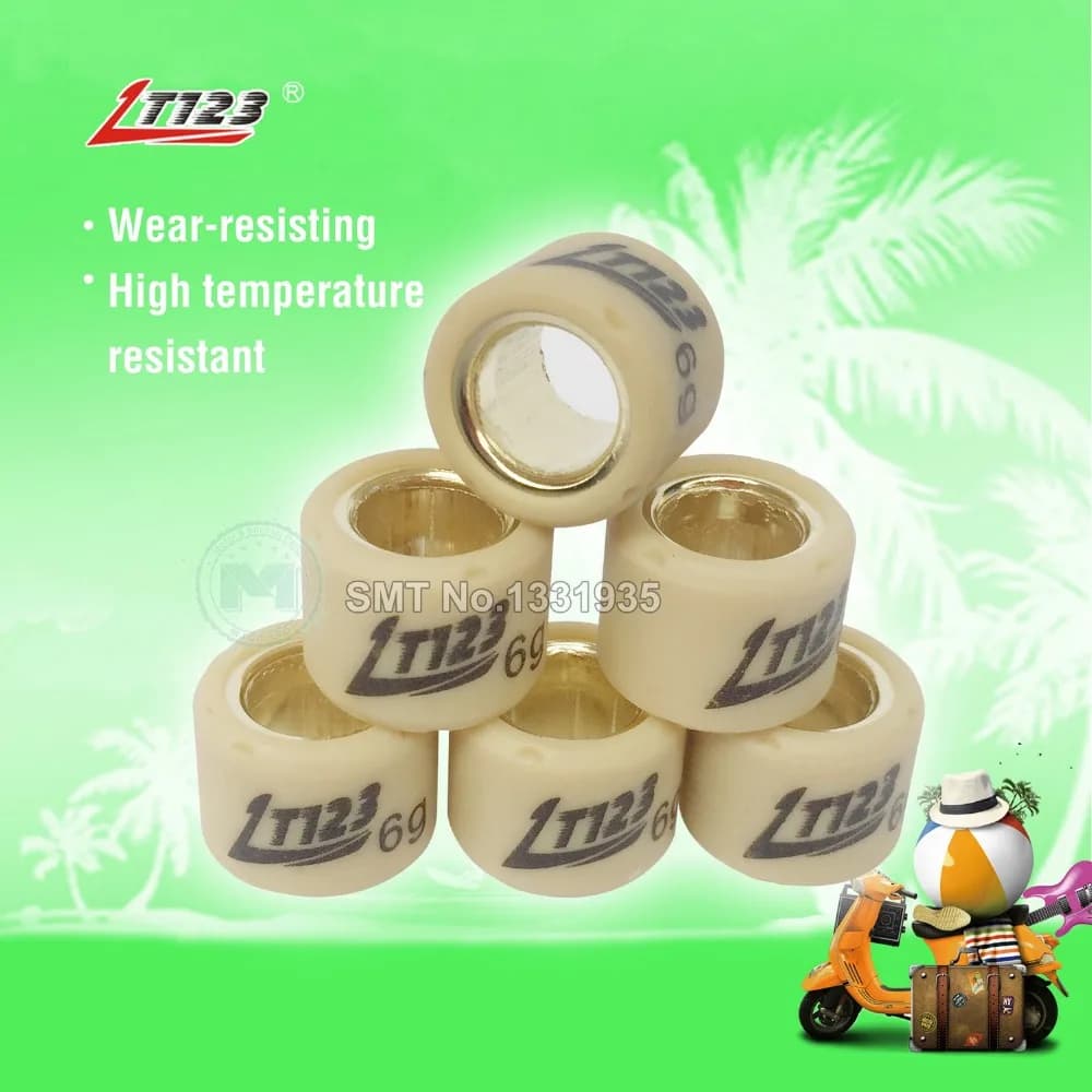 LT123 18x14 Scooter Racing Drive Pulley Weight Variator Roller set For GY6 125cc 150cc 9g 10g 11g 12g 13g 14g 15g 16g 17g 18g