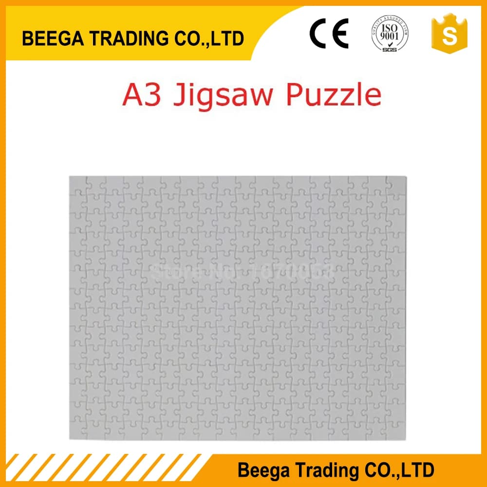 Puzzle di sublimazione vuoto A3, puzzle su misura Puzzle di carta per trasferimento di sublimazione con trasferimento di calore vuoto