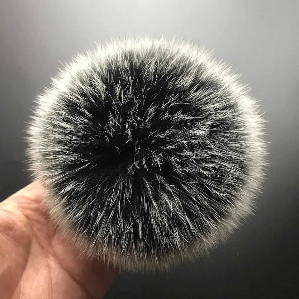 MPPM vera pelliccia di volpe Pompon vera pelliccia Pom Poms palla per cappelli e berretti grande pelliccia naturale Pompon palla per scarpe borse accessori