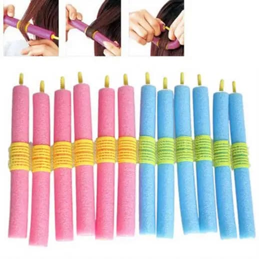 5/12pc Magic Anion Foam Soft Hair Care DIY Hair Style Bigodin Maker Salon Sponge Tool for Hair Styling Bendy Twist Curl Tool