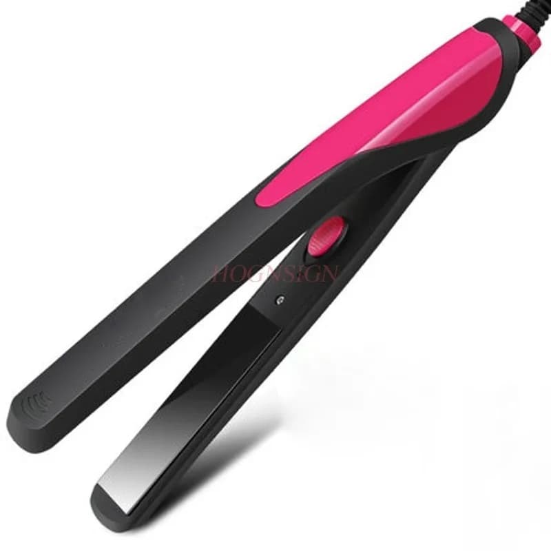 Piastra elettrica per capelli 2 in 1: stiracapelli e arricciacapelli, non danneggia i capelli, per capelli lisci e ricci, con clip dritta.