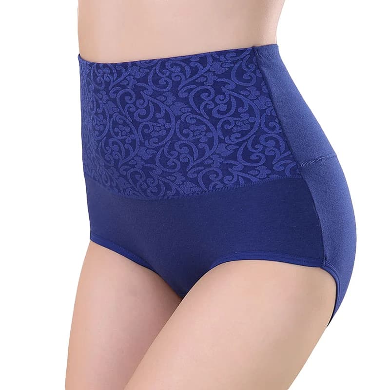 Biancheria intima a vita alta mutandine da donna slip in cotone mutandine Sexy per ragazze Cueca Calcinhas pantaloncini mutande trasparenti mutandine addominali