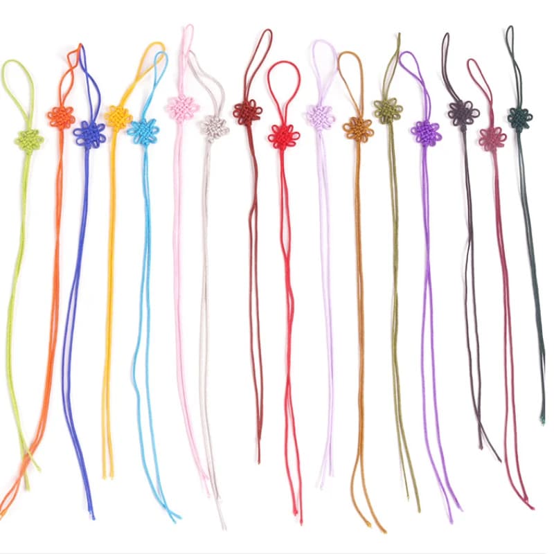 50PC Mini Chinese Knots Tassels Pendant Accessories Home Textile Curtain Clothing Tassel Handicraft Rope DIY Decorative Material