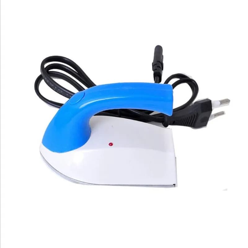 Mini ferro da stiro a vapore elettrico per vestiti Ferro da stiro portatile con piastra in acciaio elettrolitico per uso domestico in viaggio