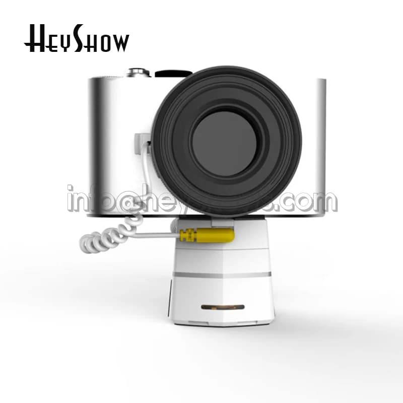 Supporto Antifurto con Allarme per Fotocamere Canon SLR, Nikon, Mini Sony, Compatibile con Telecomando Panasonic
