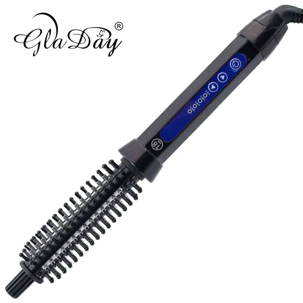 Ceramic Hair Brush Bigodino Electric Hair Brush Comb Roller for curling hair