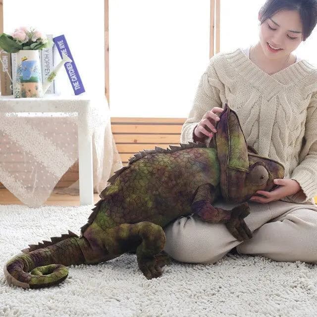 grande 95 cm verde cartone animato lucertola peluche bel lucertola morbida bambola cuscino regalo di Natale b1540
