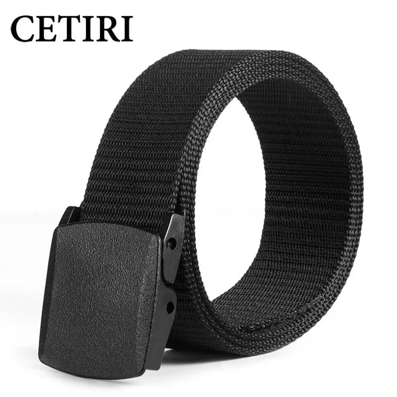 CETIRI 3.7 cm 110 120 130 140 cm 150 cm 160 cm Casual lungo di grandi dimensioni Materiale in nylon Cintura da uomo Jeans militari all'aperto Cinture tattiche