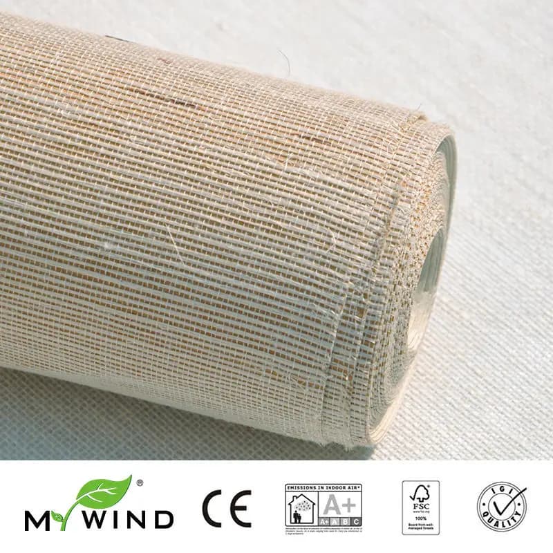 2019 IL MIO VENTO Grasscloth Carta Da Parati sisal 3D sfondi disegni europeo vintage camera da letto carta da parati decorativi per il bambino
