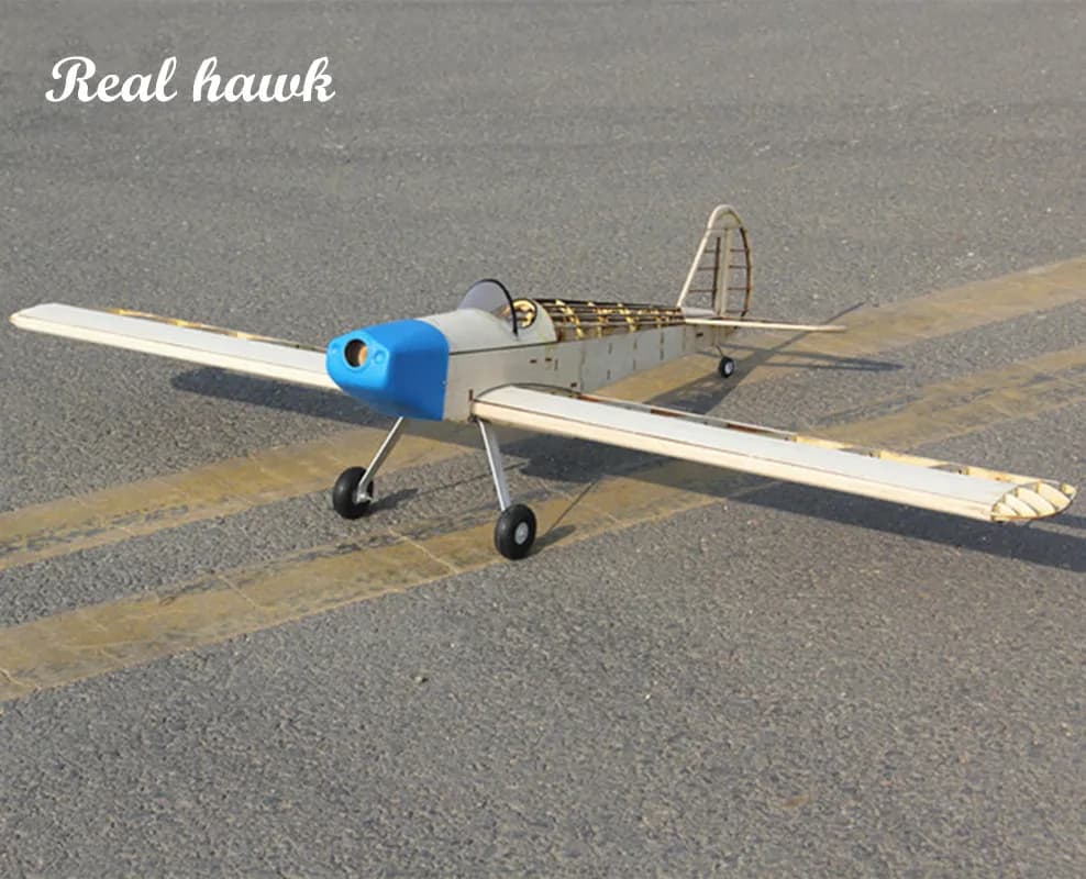 RC airphones Kit di aeroplani in legno di Balsa tagliato al Laser 2.5cc(nitro) Wingspan 1000mm nuovo Kit di costruzione del modello di telaio Spacewalk