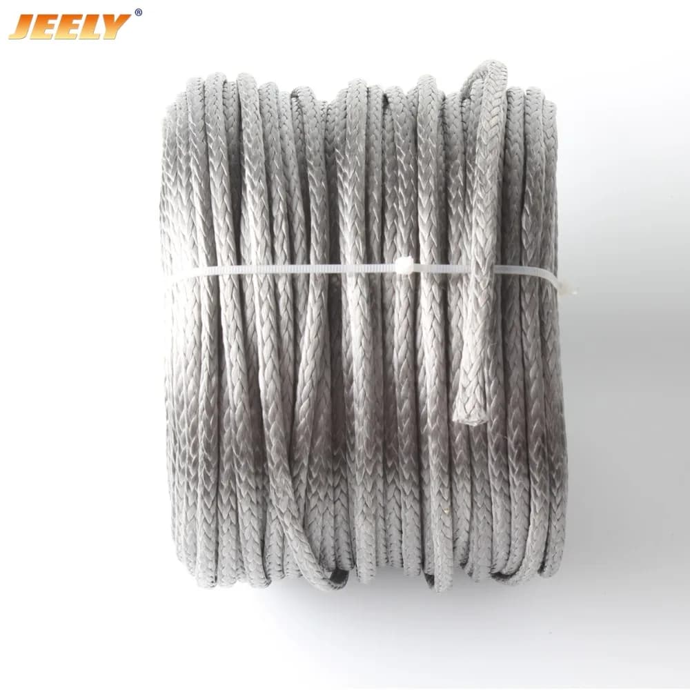 JEELY 5MM * 100M linea di verricello UHMWPE fibra cava treccia corda per 4WD 4x4 ATV UTV barca fuoristrada