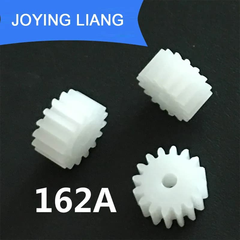 162A 0.5 m Spur Gear Modulo 0.5 16 Denti Ingranaggio di Plastica Motore di Montaggio FAI DA TE Giocattolo Accessori 10 pz/lotto