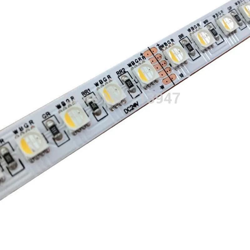 5mX Nuovo arrivo Striscia LED RGBW 24V 5050smd 60LED/m 5m/Rotolo Striscia LED RGBW