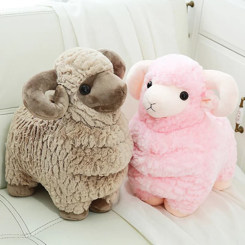 25 cm/38 cm/42 cm Pecora Peluche Giocattoli Simulazione Peluche Bambola Morbida Vita Reale Peluche Pecora Giocattoli Per I Bambini Del Bambino bambini regalo
