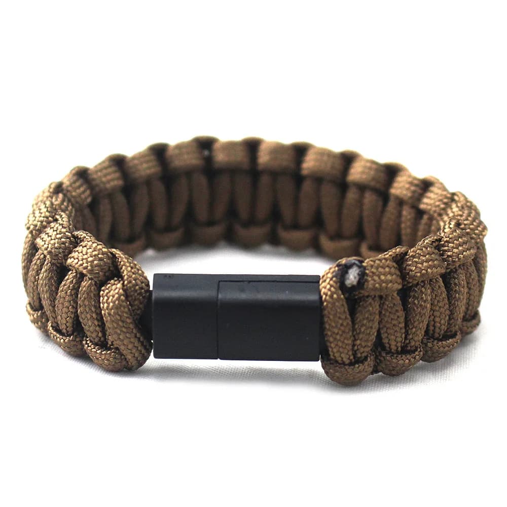 Onthelevel bracciale intrecciato cavo Lightning da polso cavo dati braccialetto di ricarica per bracciale di tipo C polsino USB