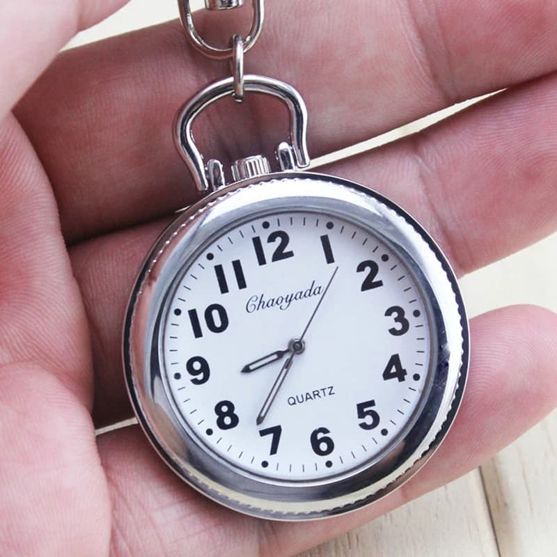Large Digital Oldmen Quartz Pocket Women Watches Father Mather Students Gifts For Testing Waterproof Electronic Keychain Watch