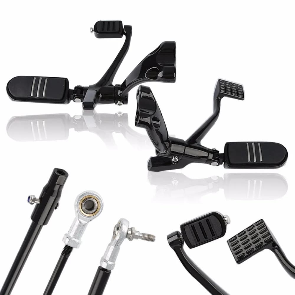 Supporto Pedane Avanzate per Moto Harley Sportster XL Iron 883 1200 Custom Super Low Forty Eight 48 72 2014-2022 19