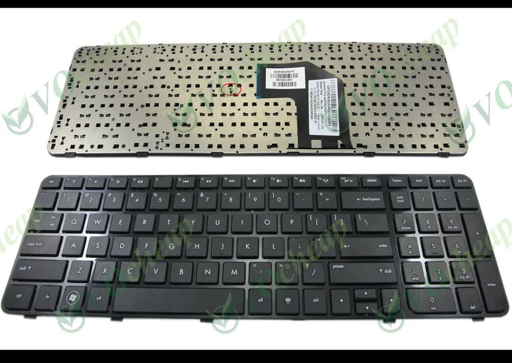 New Laptop Keyboard for HP Pavilion G6 G6-2000 G6Z G6-2031TU g6-2323dx g6-2330dx g6-2342dx g6-2346nr Black with Frame US Version