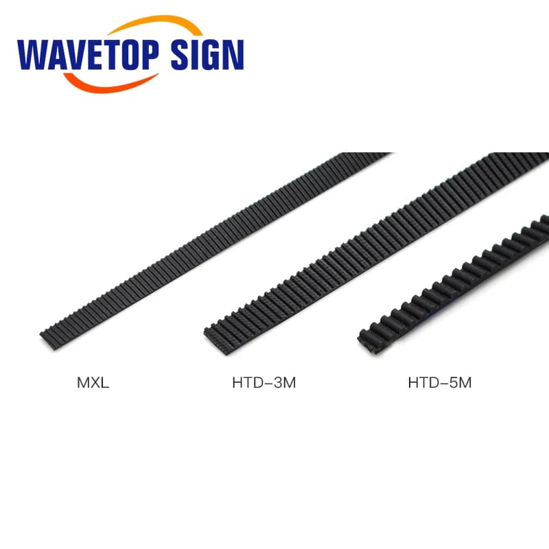 WaveTopSign HTD 3M PU Open Timing Belt Width 5-40mm Transmission Synchronous 3M Belt For CO2 Laser Engraving Cutting Machine