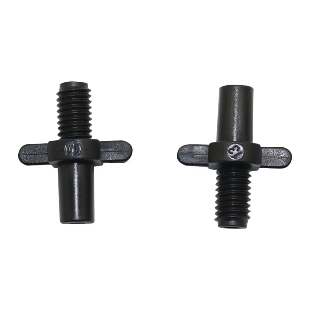 Connettore dritto da 6 mm con connettori filettati per tubi da giardino per irrigazione agricola raccordo per ugello di spruzzo per tubo in PVC 50 pezzi