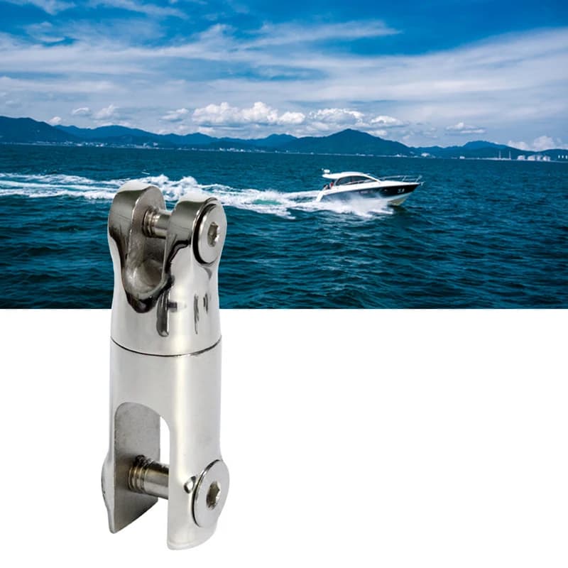 JEAZEA Per Marine Barca Roulotte Yacht In Acciaio Inox di Ancoraggio 1/4 "- 5/16" Catena di 360 Gradi Girevole Catena Connettore