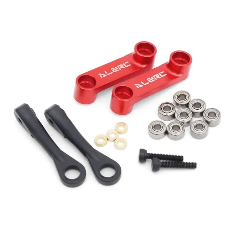 ALZRC Devil X360 Set braccio raggio metallico - Parti rosse dell'elicottero X360 adatte per GAUI X3 DX360-09S -DX360-09SA -DX360-09MA